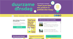 Desktop Screenshot of duurzamedinsdag.nl